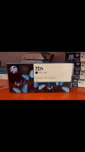 Mực In Phun HP 727 Matte Black Ink Cartridge (3WX19A) - 300ml - Hàng chính hãng