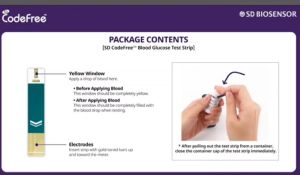 แผ่นตรวจน้ําตาล Sd CodeFree ของแท้จากเกาหลีใต้