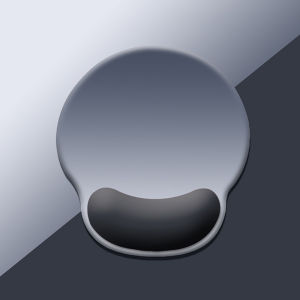 1Pc Gradient Ergonomics Mouse Pad Comfortable Wrist Support Non Slip Mice Mat Soft Mousepad Wrist Rest Computer Mouse Pad.