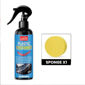 Black Trim And Plastic Restorer for Cars (5.07 Ounces/150ml) | Restore Fading Bumper Rubber Vinyl Long-lasting UV Protection