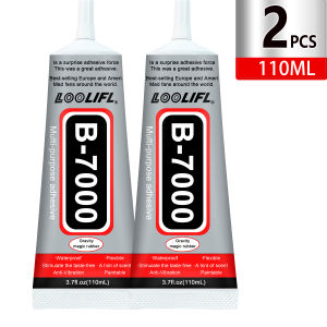 LOOLIFL | Multi Purpose Adhesive Strong Clear Glue B7000 Bond For Phone Screen Repair Jewelry Making DIY Crafts With Precision Applicator