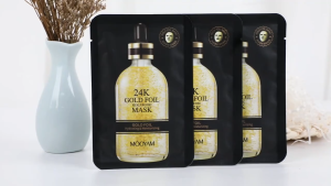[MOOYAM] SHEET MASK 24K GOLD + HYALURONIC ACID - KULIT CERAH KENCANG LEMBAB & GLOWING ALAMI