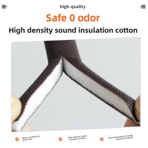 MONLEYTA | Invisible Door Sealing Strip Ultra-Thin Self-Adhesive Anti-Collision Wood Door Room Door Joint Double Door Mother-Child Door Silent Rubber Strip