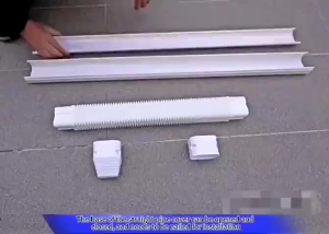 BRIGHT CITY 3"x2.5" - VC Molding / Cladding for Air Conditioning Cover good for 1hp - 2hp