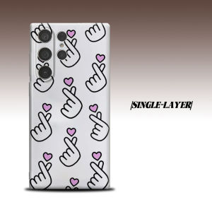 Pastel Star Texture For Samsung Galaxy S26 S25 S24 A56 A36 Dual Layer Luxury Fashion Full Lens Protective Case