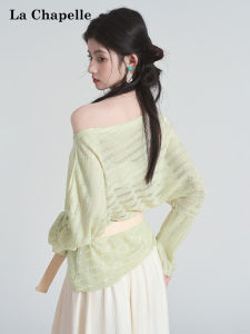 La Chapelle | Áo Blouse Chống Nắng Dáng Rộng Tay Dài Kiểu Dáng Không Đều
