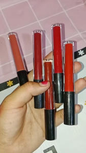 5Pcs/Set Glasir Bibir Gaya Cina Warna Gaya Pelajar Cangkir Anti Lengket Matte Matte Lipstik