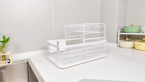 Japan Style Double Layers Dish Rack Tableware Storage [SG Seller]