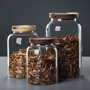 Borosilicate Glass Clear Large Capacity Storage Jar