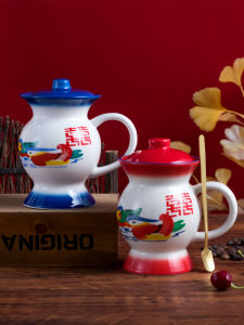 Creative Ceramic Mugs Chinese Style Retro Animal Pattern Adult Use Home Office Coffee Shop Hotel Handmade Tea Dining Utensils