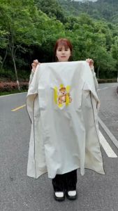 Áo Mưa Gấu Nice Thời Trang Thiết Kế Có Cả Bao Che Tay Dưới Mưa Áo Mưa Dành Cho Người Lớn Áo Mưa Màu Xanh Nhạt Trắng Hồng - Lazada