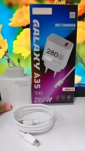 Charger SAM GALAXY A35 5G 280W Fast Charger Support Fast Charging
