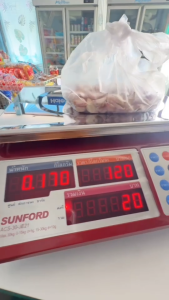 (ส่งฟรี) SUNFORD ACS-30-JE21 เครื่องชั่งดิจิตอล คำนวณราคา จอ LED 2 ด้าน 30 กิโลกรัม มีใบรับรอง ตาชั่ง ตราชั่ง กิโล เครื่อง digital ตาชั่งคิดเงิน