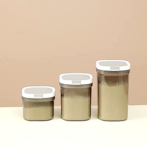 กล่องใส่นม ป้องกันแสงและความชื้น0.4 กระปุกสุญญากาศใส่นมผง 800ml -1800ml กระปุกนมผงแบบพกพา กระปุกกันแสง กระปุกนมผง