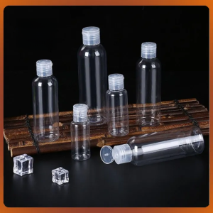 10/20/50/100ml Plastic Flip Hooded Bottle Travel Portable Empty Container Cosmetics Classification Bottle Emulsion Plastic Bottle 1pc