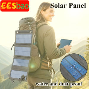 25W-100W Foldable Waterproof USB Solar Charger for Cell Phone Tablet Portable Outdoor Camping Emergency Power Supply EESBAO