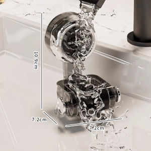 HALEXIONG | Suction Mount Shower Caddy Adjustable No-drill Mobile Child-friendly