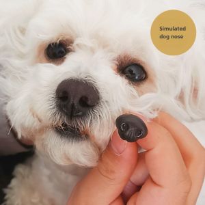 Hand-Created Wool Felt Twist Stick Small Animal Import Artificial the Toy Dog Nose Straight Leg Black Brown Brown Eyes