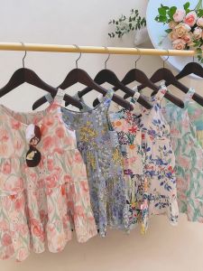 Children Summer Thin Floral Strap Dress