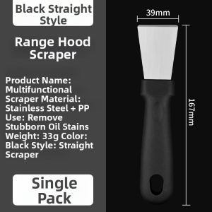 Jiaxun | Scraper for Cleaning Knives Range Hoods and Grout Small Kitchen Scraper Pot Bottom Scraper Kitchen Glue Remover Scraper for Removing Residue Impeller Cleaning Tool