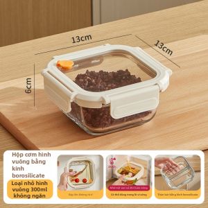 YYIEDERNG | Hộp Cơm Bento Chống Nước Có 2 ngăn An Toàn Khi Sử Dụng Lò Vi Sóng