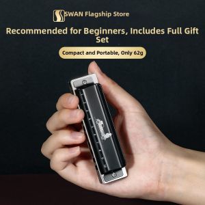 SWAN | C-key Ten Hole Childrens Blues Harmonica