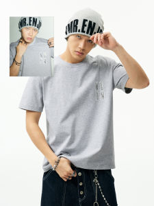 MEDM | 3D Lettered Short Sleeve Casual Cotton T-Shirts