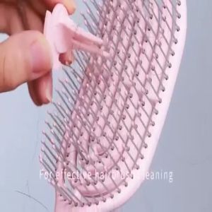 MINISO Hair Brush (Round Hair Brush /Cushion Hair Brush/Vented  Hair  Brush) (Pink/Blue/Purple assorted 3 colours)