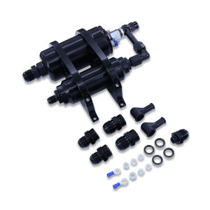 380LPH External Fuel Pump with Dual Mounting Bracket Kit and Filter AN8 0580254044 99362010480 94650017