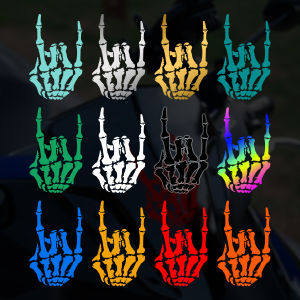 Nhãn dán phản quang xe hơi Skeleton chân váy xe máy trang trí thân xe Sticker Mũ bảo hiểm sửa đổi Sticker phụ kiện xe máy