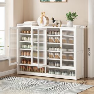 Economic Multi-layer Doorway Shoe Rack Dust-proof Large Capacity Stairwell Shoe Storage Shelf New Simple Shoe Cabinet