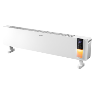 Sharp | Mobile Baseboard Heater with Atmosphere Light for Home Bedroom Living Room