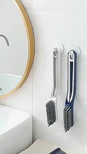 Nexlent Floor Seam Brush Bathroom Cleaning Window Brush Groove Gap Cleaner 2 in 1 V-shaped Brushes