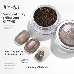 Taye | Bột Sơn Móng Tạo Hiệu Ứng Gương Sáng Bóng Nước Ripples Vàng & Bạc Phủ Điện Cat Eye