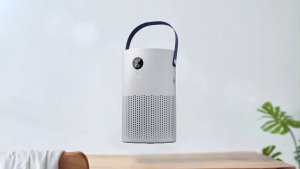 MeeGoo Smart Air Purifier HEPA Filter Remove Methanol Mini Portable Desktop Bedroomr Small Purifier Filter Bacteria/Dust/Pollen/Smoke