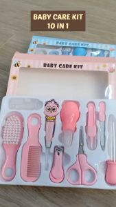 Baby Care Kit Set Termo Alat Perawatan Bayi 10in1 Termometer Sisir Gunting Pembersih Kuku Bayi Hadiah Lahiran Newborn Gift COD