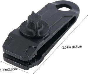 Professional Tarp Clips Set for Outdoor Use Tent Tarp Fasteners Sturdy Fixing Clips