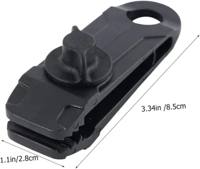 Professional Tarp Clips Set for Outdoor Use Tent Tarp Fasteners Sturdy Fixing Clips