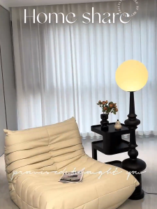Roman Column LED Floor Lamp Living Room Sofa Side Bedroom Decorative Light Atmosphere Light