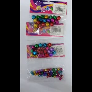 Colourful Round Craft Bell(Small 5001/Medium 5002/Big 5003)(Price for 1PACK)