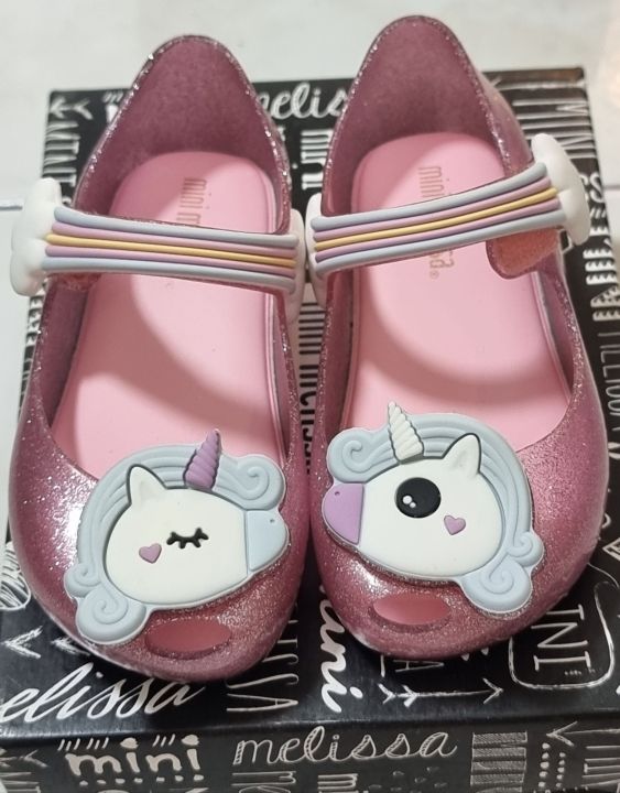 Mini melissa best sale unicorn shoes