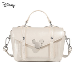 Disney Official Authentic Mickey Series Fashion Trendy Shoulder Bag All-Match Light Luxury Messenger Bag Casual Elegant Premium Handbag