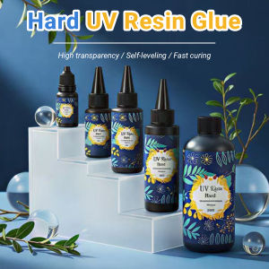 Hard UV Resin glue Adhesive Crystal Transparent UV Glue Curing Epoxy Resin DIY Jewelry making Hard UV Resin Adhesive Crystal Transparent UV Curing Epoxy Resin Jewelry