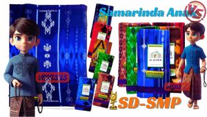 Sarung Samarinda anak Junior-Kain Sarung Samarinda 210 Anak laki-laki 5-12 Tahun-Aurora Store(COD)