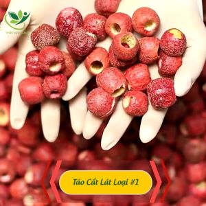 Táo Đỏ Thái Lát Sấy Khô 1Kg Đều Và Đẹp Tại Thảo Mộc Gama