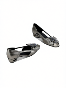 JESSICA SOPHIA | Giày Hè Đế Rộng cho Nữ có Nơ Lớn Gót 3 cm
