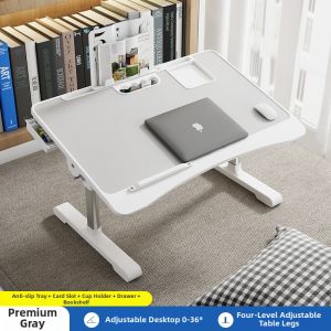 Foldable Adjustable Portable Study Desk with Drawer