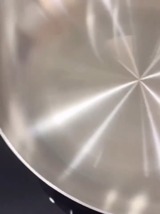 304 stainless steel frying pan with a diameter of 22/24 centimeters uncoated frying pan suitable