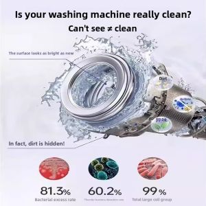MONLEYTA | Powerful Automatic Washing Machine Cleaner De-scaler Antibacterial Liquid Detergent For Drum And Drum Washer Stain Remover