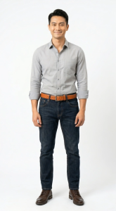 Stella Fashion Mens alloy pin buckle belt PU belt Jeans belt casual all-match pin buckle belt